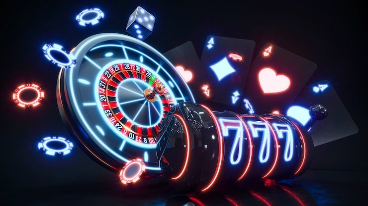 Studio live dealer dagelan 4d dengan meja blackjack dan dealer profesional